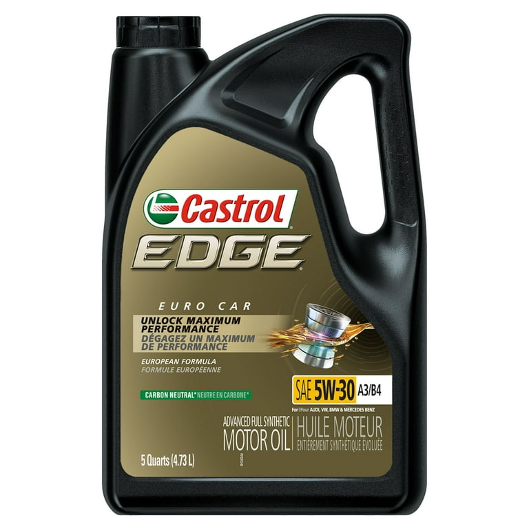 Buy Castrol Edge Euro 5W-30 A3/B4 European Advanced Full Synthetic