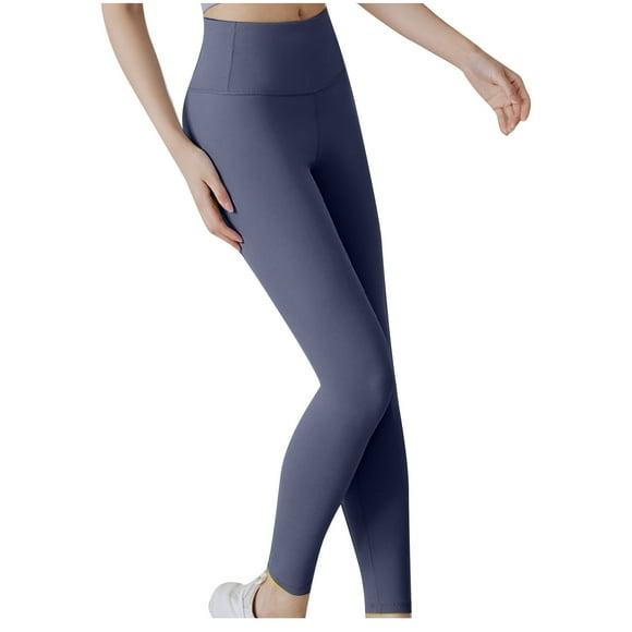 fartey Womens High Waist Yoga Leggings Casual Stretchy Quick Dry Workout Tights Lightweight Soft Tummy Control Pant Slim Comfort Elastic Waist Athletic Running Pants
