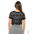 thumbnail image 2 of Just Love Bolero Shrug Floral Crochet Women Cardigan, 2 of 2