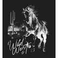 thumbnail image 2 of Wild West Adventure Adult Black Long Sleeve Hoodie-Medium, 2 of 6