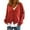 Red, variant on Lindreshi Cardigan Sweaters for Women Fashion Women V-Neck Buttons Casual Stretchy Knitted Sweater Cardigan Coat