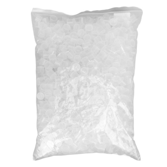 Vaso de tinta desechable para tatuajes, accesorio para microblading, pigmento mixto para tatuajes, suministros con base de 0,7 x 0,6 pulgadas (1000 unidades)