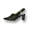 thumbnail image 3 of PEERAGE Zoe Women's Wide Width Leather Slingback Pumps, 3 of 6