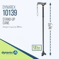 Dynarex StandUp Cane, Provides Mobility Support with TShaped Handle