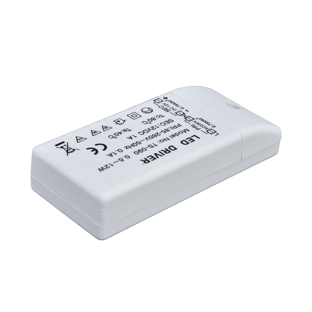 Fuente de alimentación del controlador LED, controlador LED 12W Controlador de luz LED de 12V Controlador VLED Características de vanguardia