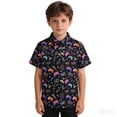 thumbnail image 2 of WAYUTE Shirts for Boys Long Sleeve Lapel Button Down Cartoon Game Print Shirt Soft Blend for Kids School and Daily Wear Summer Casual, 2 of 3