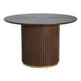 thumbnail image 3 of 47.25" Round Pedestal Dining Table,Walnut, 3 of 8