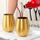 thumbnail image 3 of Stemless Wine Glasses Premium Solid Stainless Steel | Set of 2 Large, 3 of 5