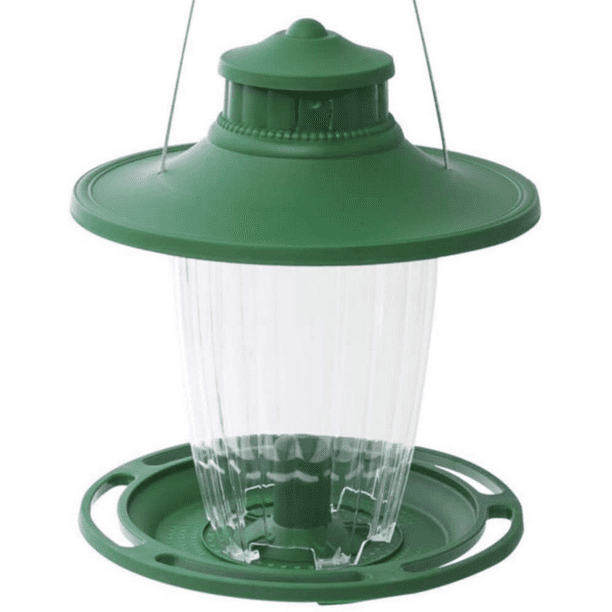 More Birds Large Lantern Bird Feeder, Wild Bird Feeder, 5 Feeding Ports