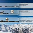 thumbnail image 5 of Bâtons de Randonnée Télescopiques en Aluminium Nordiques Réglables 36-130cm Ultralégers Antichoc Antidérapants, Idéal pour Randonnée, Camping, Ski, 5 of 5