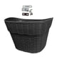 thumbnail image 5 of Cesta para bicicleta Cesta para manillar La mayoría de las bicicletas Accesorios para bicicletas vintage Desmontable Fácil negro grande, 5 of 9