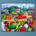thumbnail image 2 of 5D DIY completo redondo taladro diamante pintura al aire libre escena de verano kit decoración del hogar JShteea El nuevo, 2 of 9