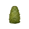 thumbnail image 2 of MYUNNIL Pinecone Shaped Glass Vase, 6" Conical Transparent Embossed Glass Flower Vase, Fall Farmhouse Floral Accessory for Home Mantel Table Office Shelf Decor, Green, 2 of 7
