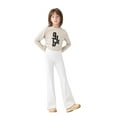 thumbnail image 1 of GDREDA Leggings pour Filles Pantalons de Yoga pour Filles Pantalons Mignons Enfants Doux Pleine Longueur Leggings Confortables Pantalons Pantalons de Sortie pour Filles, 1 of 6