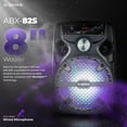 thumbnail image 2 of Parlante Audiobox ABX-82S Woofer de 8" 1100W Bluetooth LED, 2 of 6
