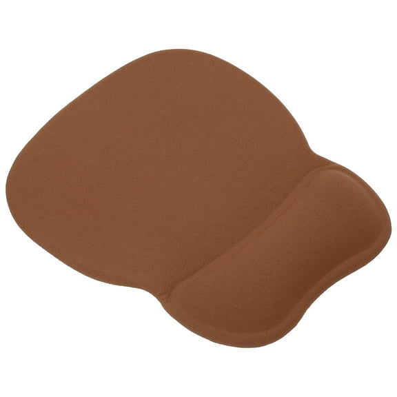 Gel Mouse Pad with Wrist Rest, Ergonomic Mouse Pad Comfortable Memory Foam Non-Slip Base Soft for Computer Laptop Office Home, Brown
