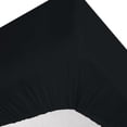 thumbnail image 2 of IR Imperial Rooms 2 Pack Fitted Sheet Ultra-Soft Microfiber Deep Pocket 16” Black Queen, 2 of 8