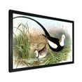 thumbnail image 2 of Designart 'Vintage Countryside Birds In Lake' Farmhouse Framed Art Print, 2 of 4