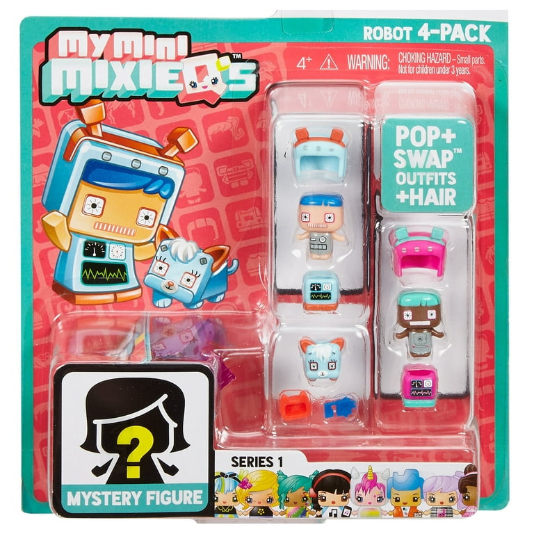 My Mini MixieQ's Robot 4-Pack 