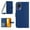 Dark Blue, variant on For TCL 40 SE HT04 Skin Feel Sun Flower Embossed Flip Leather Phone Case with Lanyard