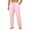C145/Pink, variant on XIYON Men's Casual Pants Comfortable Solid Color Button Fly Sleep Pants For Home Outdoor Walking Slim Fit Long Trousers