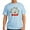 Light Blue, variant on CafePress - French Bulldog Christmas Wreath Men's Value T Shir - Light T-Shirt - CP