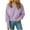 Purple, variant on ShomPort Womens Sweatshirt Pullover Crewneck Long Sleeve Drop Shoulder Trendy Fall/Winter Loose Outwear