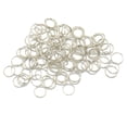 thumbnail image 5 of 200x Llavero Plata Hombre Llavero Plata Moto Anillos de Acero Llavero Connettore Parti Plata de 8 mm Baoblaze Anillos divididos Fabricación de joyas, 5 of 5