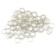 thumbnail image 5 of 200 mini anillas redondas de acero para llaveros, herramientas para llaveros, 6 mm/8 mm Plata 0.65x8mm, 5 of 5