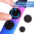 thumbnail image 3 of 2 Ensembles d'Instruments de Musique Kazoo Instrument de Musique Portable avec Embouchure de Remplacement et Membranes Rondes, 3 of 8