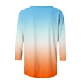 thumbnail image 5 of LiMoi Summer Tops for Women 2025 T Shirts for Women 3/4 Sleeve Tshirts Shirts for Women Plus Size Cheap Womens Tie Dye Tshirts My Items, 5 of 7