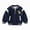 L101-Navy, variant on Kids Fall Winter Fleece Baseball Jacket Long Sleeve Letterman Varsity Jackets for Boys and Girls Vintage Zipper Coat Outerwear(L101-Grey,5-6 Y)