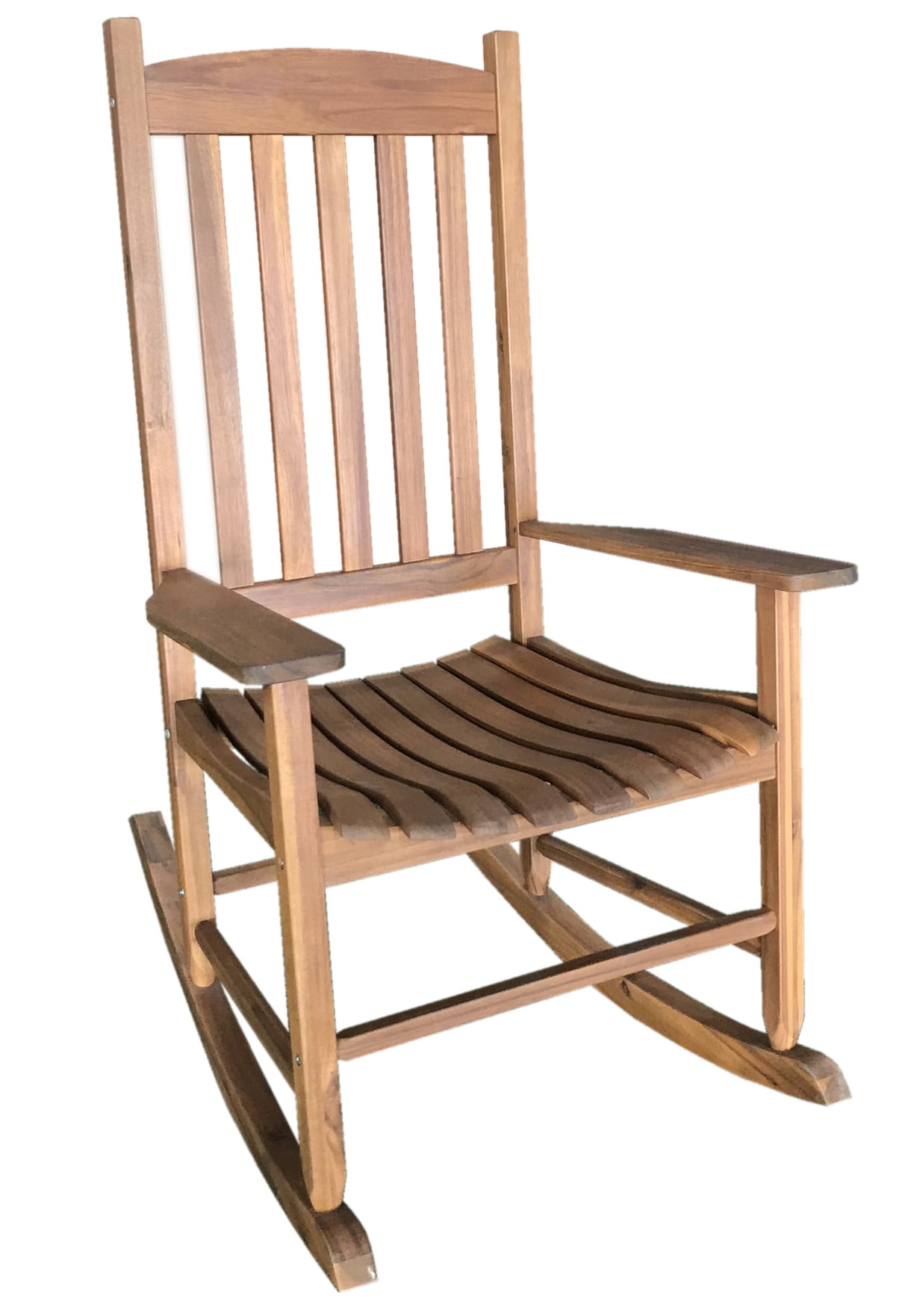 Mainstays Outdoor Wood Slat Rocking, Mainstays Black Solid Wood Slat Outdoor Rocking Chair