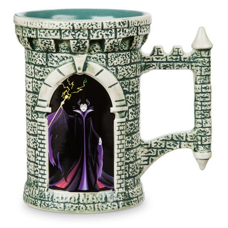 - Disney Parks Maleficent Tower Figural Mug Ceramic Coffee Tea New