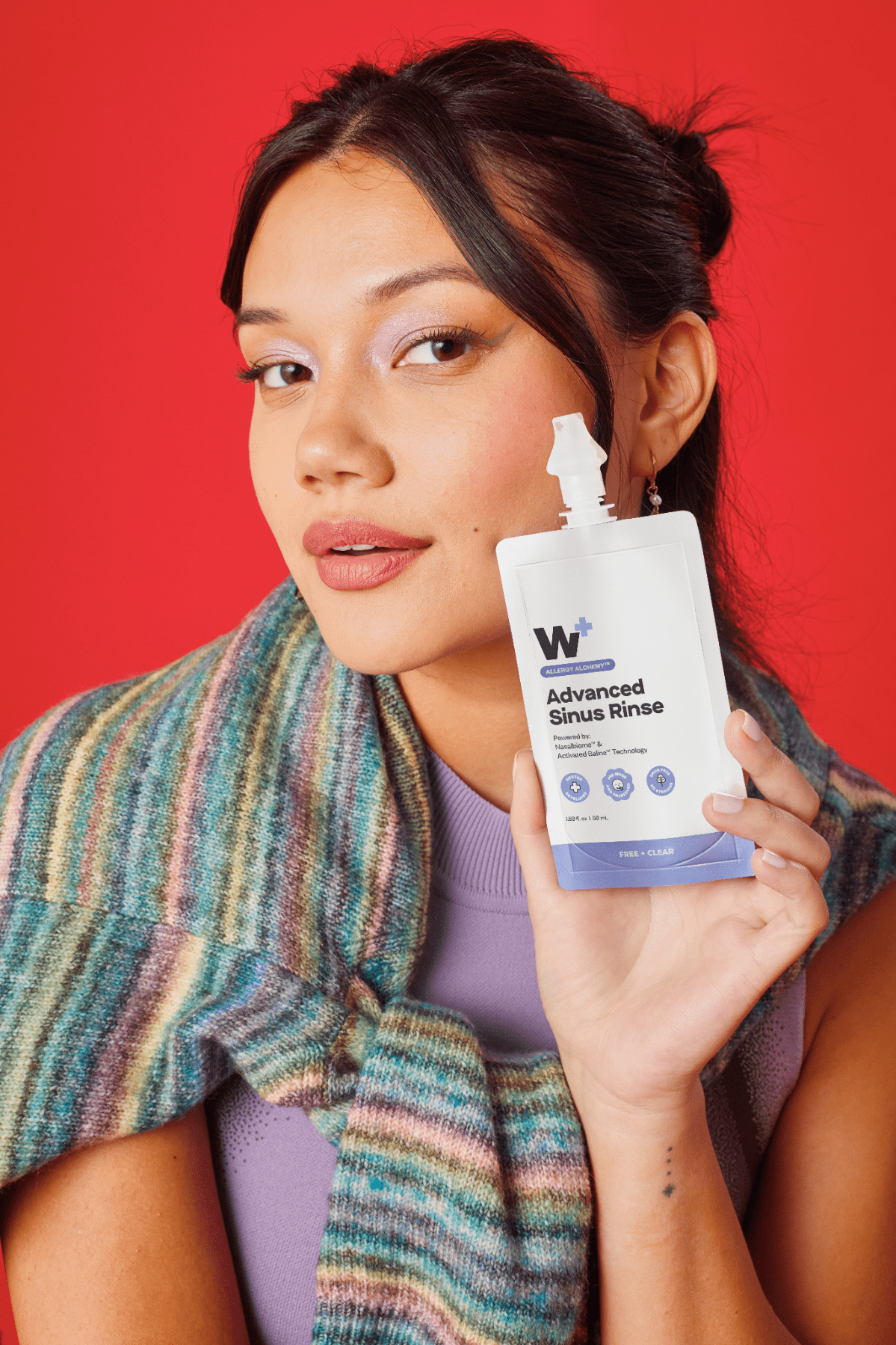 Wizard Wellness Advanced Sinus Rinse, Free + Clear, 3 Pack (1.67 oz Each)