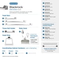 thumbnail image 6 of Amerock Blackrock Chrome 9 inch (229mm) Towel Bar, 6 of 7