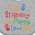thumbnail image 4 of Inktastic Grammy and Pappy Love Me Boys or Girls Baby Bib, 4 of 4