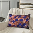 thumbnail image 5 of Salouo Vintage USA Flag Print Print Pillow Case Cover,Wrinkle-Free Bed Pillow Cover Pack of 1 Home Decor Fade-Resistant and Stain-Resistant ,Pillows Not Included -16"x24", 5 of 8