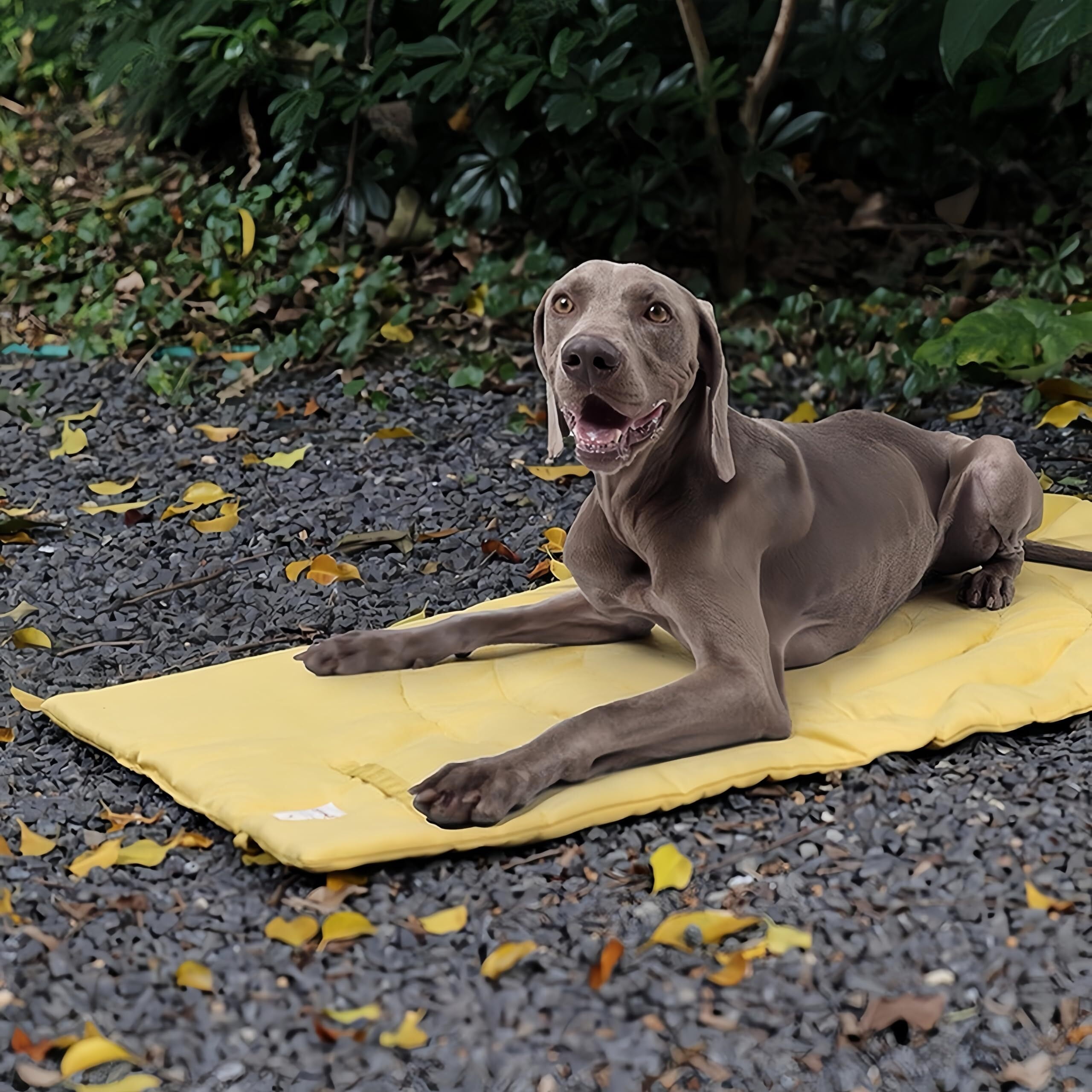 Dog Travel Mat, Travel Outdoor Dog Mat, Waterproof Outdoor Dog Bed, 37.4" x 25.6" Dog Bed Mat, Foldable Dog Bed, Camping Outdoor Dog Bed, Outdoor Foldable & Waterproof Trail Pup Travel Pillow Mat