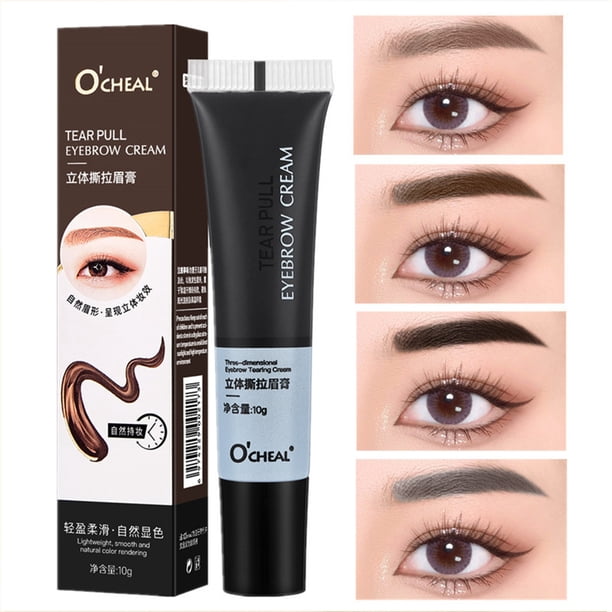 Ganfancp Tear Pull Eyebrow Glue Tear Pasta para Teñir Cejas Fácil de Colorear Maquillaje 10G Ofertas Del Día 1* Pasta para Cejas Tear-Off