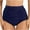 b_Navy, variant on Xysaqa Women's Swim Shorts Stretch High Waisted Bathing Suit Women Boy Shorts Swimming Bottoms Swimsuit Bikini Swimwear Beach Board Shorts S-2X