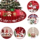 thumbnail image 4 of Faldas rojas para árbol de Navidad, alfombra de Papá Noel y alce, decoración navideña para el hogar, Año Nuevo, 90cm, 2023, 4 of 4