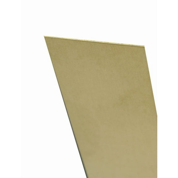 K&S 0.032 in. X 6 in. W X 12 in. L Mill Brass Plain Sheet Metal