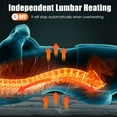 thumbnail image 5 of Costway Foldable Massage Mat Full Body Massager with Heat & 10 Vibration Motors, 5 of 10