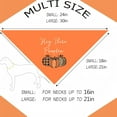 thumbnail image 3 of Cute Fall Dog Bandanas 2 Pack, Autumn Hello Fall Hey Pumpkin Maple Leaves Dog Scarf, Thanksgiving Handkerchief Scarves Gifts for Puppy Large Dogs, 3 of 6