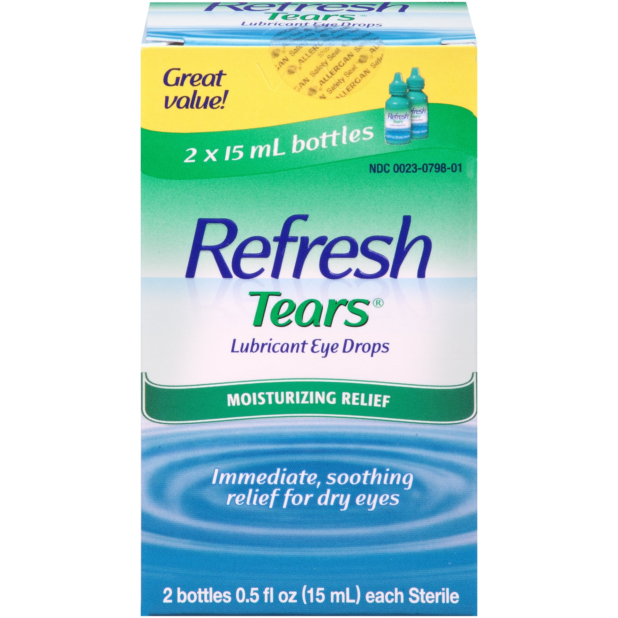 Allergy Eyedrops Refresh Lubricant Eye Drops Value Size Tears 2 5 Oz Bottles