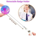 thumbnail image 4 of LAICAIW Moulinets de Badges Rétractables Inspirants avec Pince Crocodile, Couleurs Assorties, 4 Unités, 4 of 5