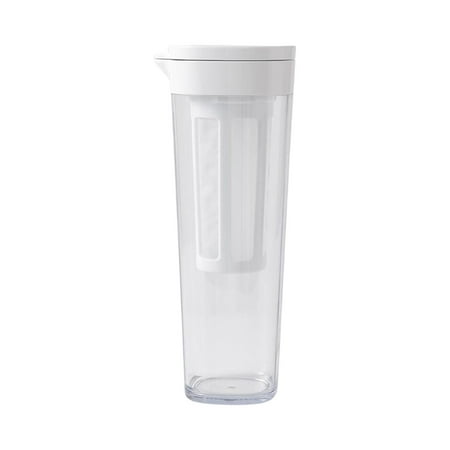 

Iced Coffee Maker Easy to Use 1.1 Liter Drip Coffee Pot Durable Hand Brewed Cold Pot Cold Brew Maker for Kitchen Garden white