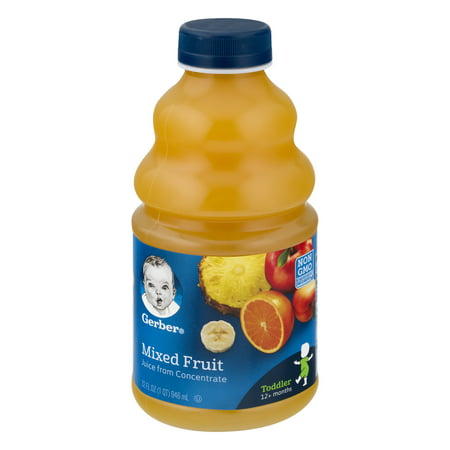 Gerber Juice From Concentrate Mixed Fruit Non GMO, 32.0 FL OZ - Walmart.com