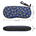 thumbnail image 3 of Picia Anchors and Nautical Print Sunglasses Case, Eyeglasses Case Protector Large Glasses Case, Key Lock Case Protective Glasses Holder Eyeglasses Cases, 3 of 8